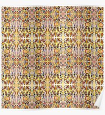 Fruit Out the Wazoot: Psychedelic Kaleidoscope Poster