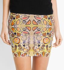 Fruit Out the Wazoot: Psychedelic Kaleidoscope Mini Skirt