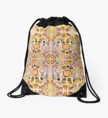 Fruit Out the Wazoot: Psychedelic Kaleidoscope Drawstring Bag