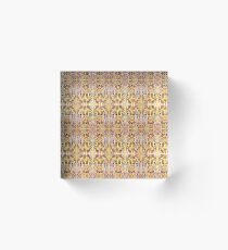 Fruit Out the Wazoot: Psychedelic Kaleidoscope Acrylic Block