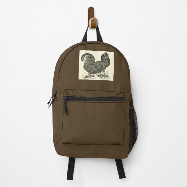 Item preview, Vintage La Fleche Chickens - 1800's Print designed and sold by MountMercantile.