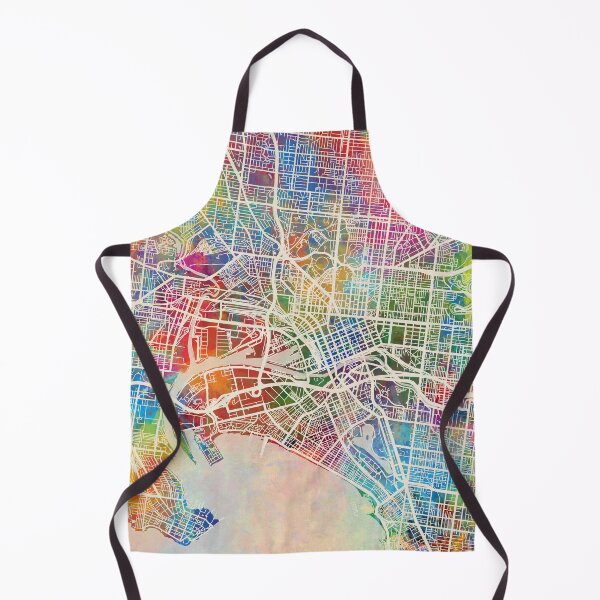 Artikelvorschau, Melbourne Australia City Street Map entworfen und verkauft von ArtPrints.