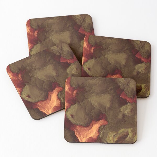 Item preview, Fiery Cavern 002 Battle Map for Tabletop Gaming RPG Miniatures designed and sold by Paul David Wilson.