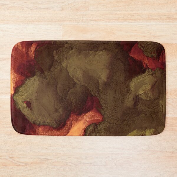 Item preview, Fiery Cavern 002 Battle Map for Tabletop Gaming RPG Miniatures designed and sold by Paul David Wilson.