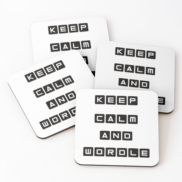 Item preview, Keep Calm and Wordle - Wordle Obsessed Puzzle Game designed and sold by zicutza.