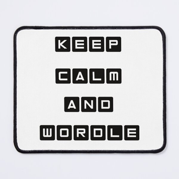 Item preview, Keep Calm and Wordle - Wordle Obsessed Puzzle Game designed and sold by zicutza.