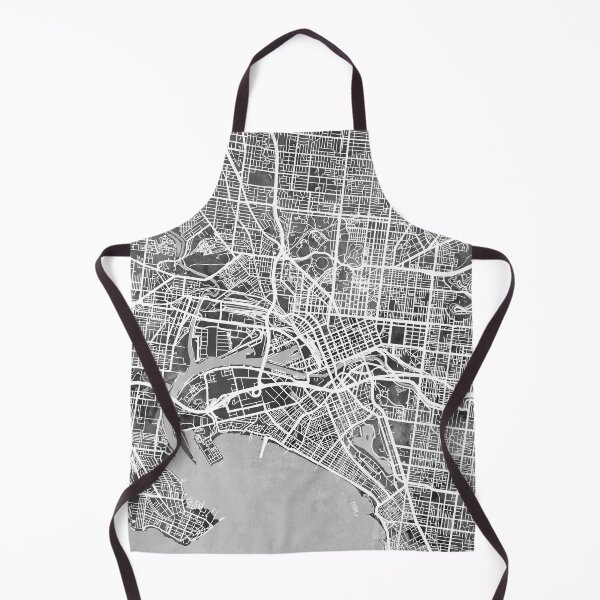 Item preview, Melbourne Australia City Street Map designed and sold by ArtPrints.
