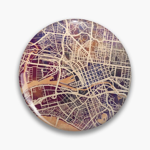 Item preview, Melbourne Australia City Street Map designed and sold by ArtPrints.