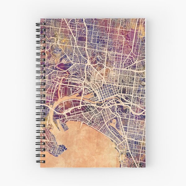Item preview, Melbourne Australia City Street Map designed and sold by ArtPrints.
