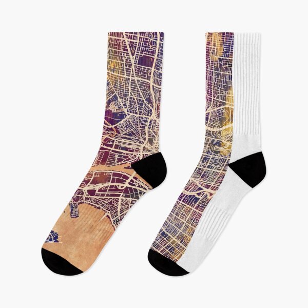 Item preview, Melbourne Australia City Street Map designed and sold by ArtPrints.