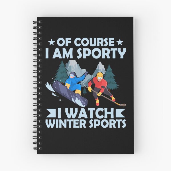 Item preview, Of Course I'm Sporty I Watch Winter Sports designed and sold by Tig3rE.