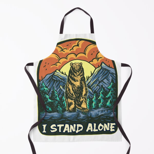 Item preview, I Stand Alone | Standing Bear Introvert | Live With Yourself designed and sold by JakesRWild.