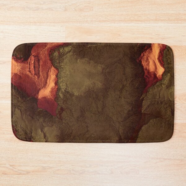 Item preview, Fiery Cavern 003 Battle Mat for Tabletop RPG Gaming Miniatures designed and sold by Paul David Wilson.