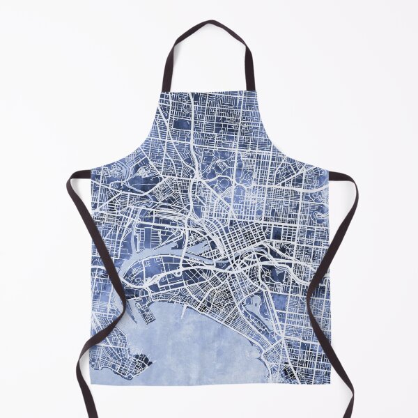 Item preview, Melbourne Australia City Street Map designed and sold by ArtPrints.