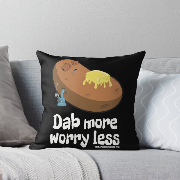Item preview, Stoned baked potato cartoon-dab more worry less designed and sold by YomeHayin.