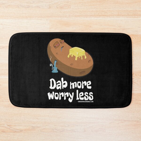 Item preview, Stoned baked potato cartoon-dab more worry less designed and sold by YomeHayin.