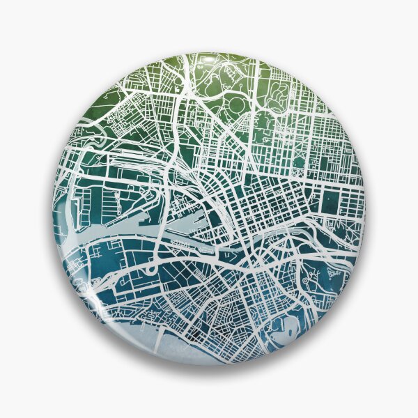 Item preview, Melbourne Australia City Street Map designed and sold by ArtPrints.