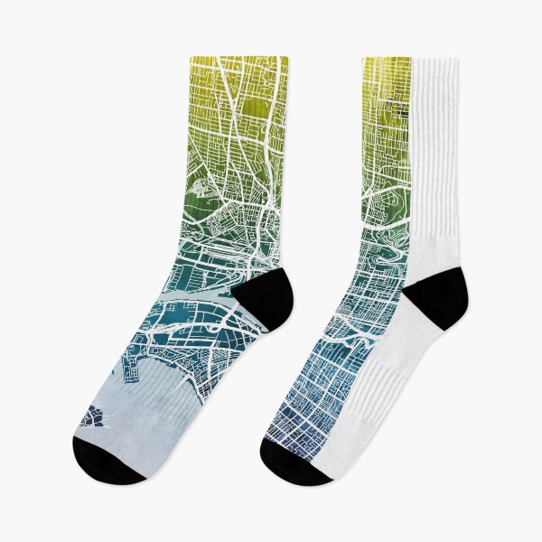 Item preview, Melbourne Australia City Street Map designed and sold by ArtPrints.