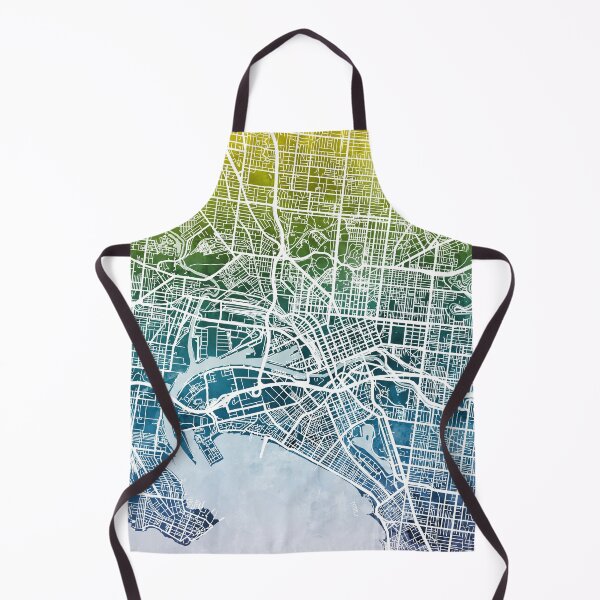 Item preview, Melbourne Australia City Street Map designed and sold by ArtPrints.