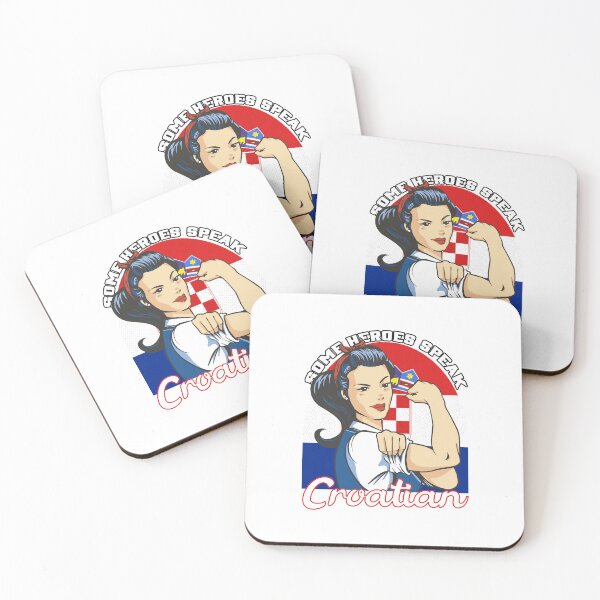 Item preview, Croatian Girl Flag Vintage Art designed and sold by MrEddie10.