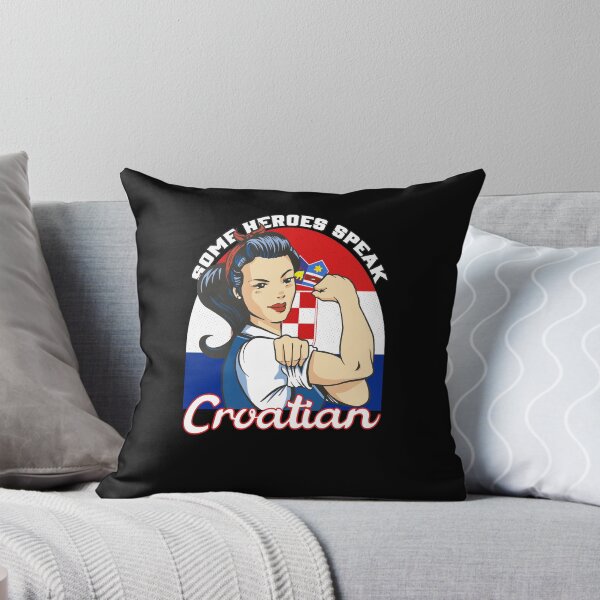 Item preview, Croatian Girl Flag Vintage Art designed and sold by MrEddie10.