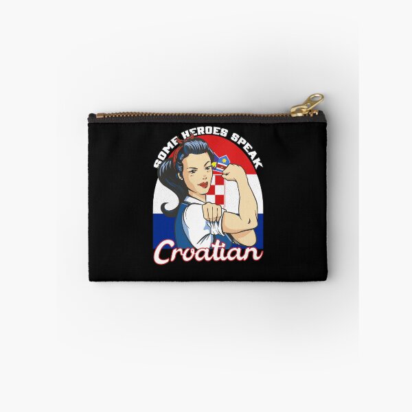 Item preview, Croatian Girl Flag Vintage Art designed and sold by MrEddie10.