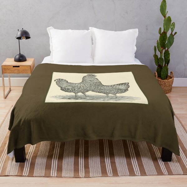 Item preview, Vintage Plymouth Rock Chickens - 1800's Print designed and sold by MountMercantile.