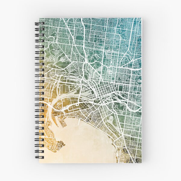 Item preview, Melbourne Australia City Street Map designed and sold by ArtPrints.