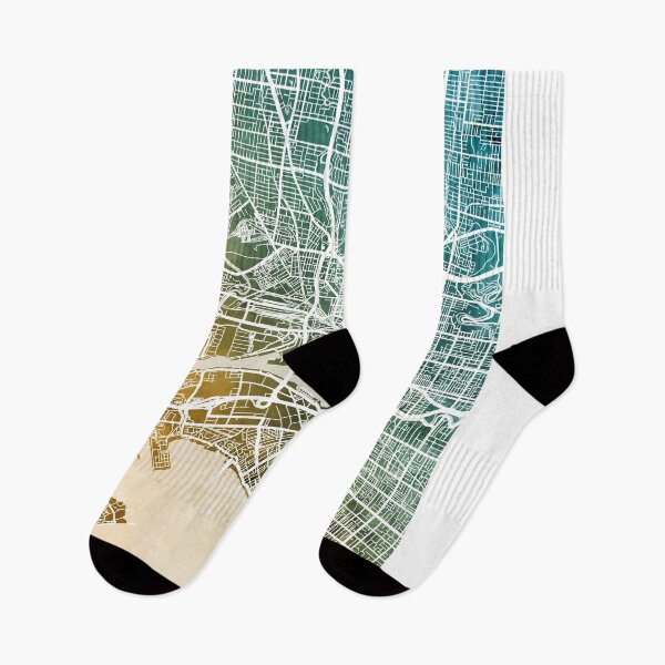 Item preview, Melbourne Australia City Street Map designed and sold by ArtPrints.