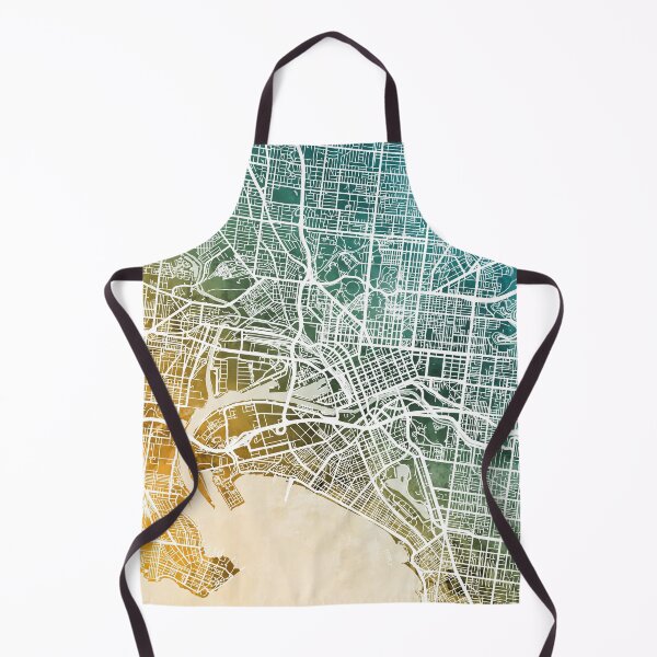 Item preview, Melbourne Australia City Street Map designed and sold by ArtPrints.