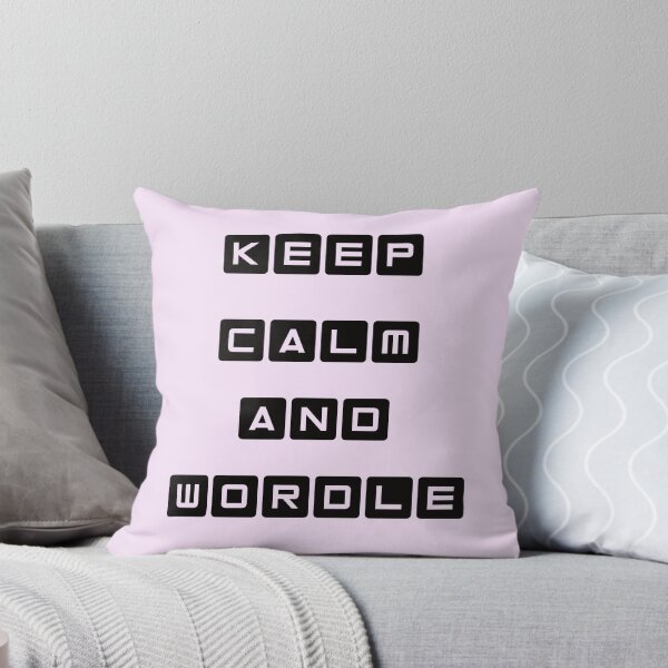 Item preview, Keep Calm and Wordle - Wordle Obsessed Puzzle Game designed and sold by zicutza.