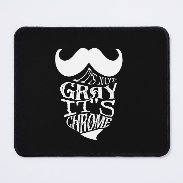 Item preview, it's not gray it's chrome beard vintage memes designed and sold by Amirebdesign.