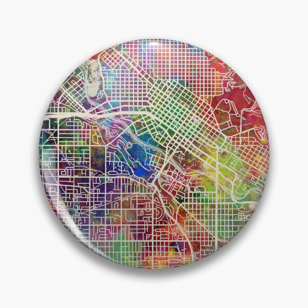 Artikelvorschau, Boise Idaho City Street Map entworfen und verkauft von ArtPrints.