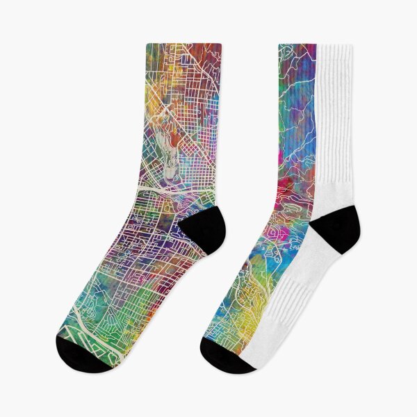 Item preview, Boise Idaho City Street Map designed and sold by ArtPrints.