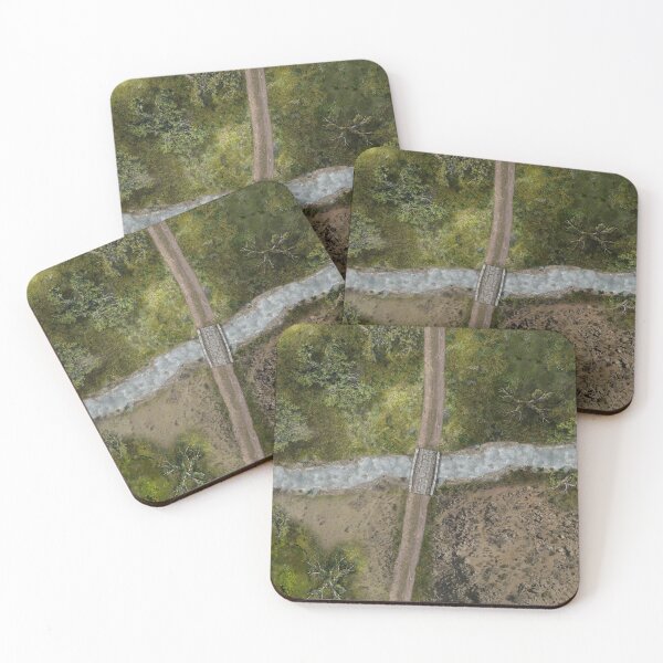 Item preview, Forest River Crossing Battle Map Table Top Miniature RPG Gaming Map designed and sold by Paul David Wilson.