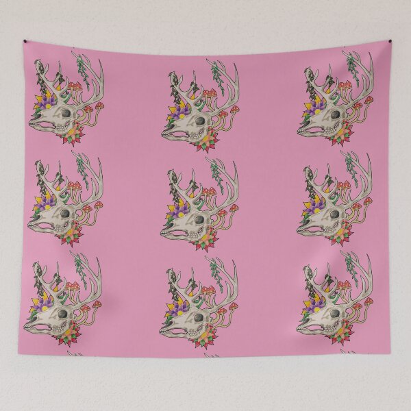 Item preview, Floral Stag Skull... designed and sold by ElsieVirgo91.