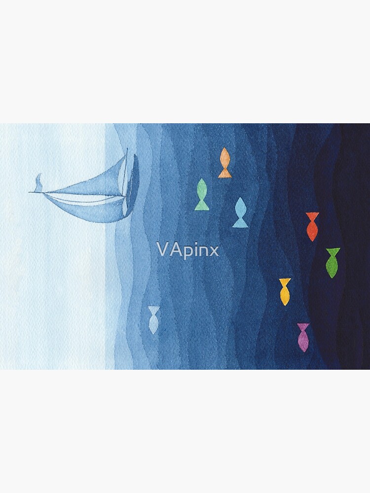 Coloured fishes in the sea say: hooray by VApinx