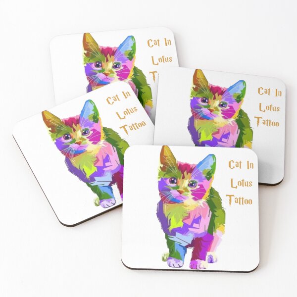 Item preview, Cat In Lotus Tattoo designed and sold by Diverseideas.