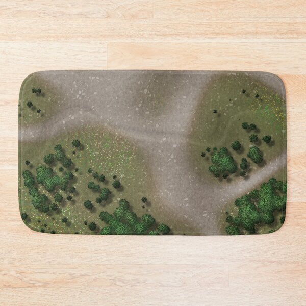 Item preview, Forest Trails 001 Battle Map for Miniature Table Top Gaming RPGs designed and sold by Paul David Wilson.