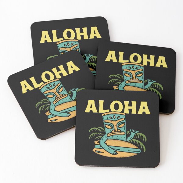 Item preview, Surfing Aloha Style Tiki designed and sold by Twix ⭐⭐⭐⭐⭐.