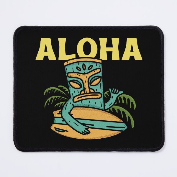 Item preview, Surfing Aloha Style Tiki designed and sold by Twix ⭐⭐⭐⭐⭐.