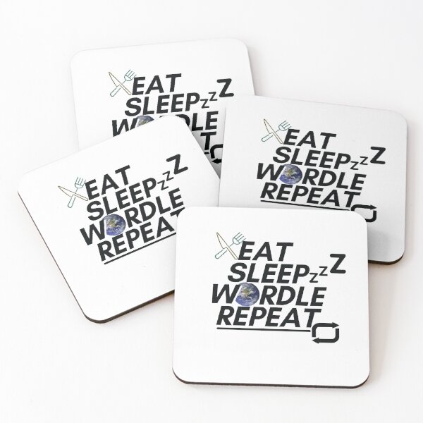 Item preview, Eat Sleep Wordle Repeat designed and sold by Positive Mindzet!.