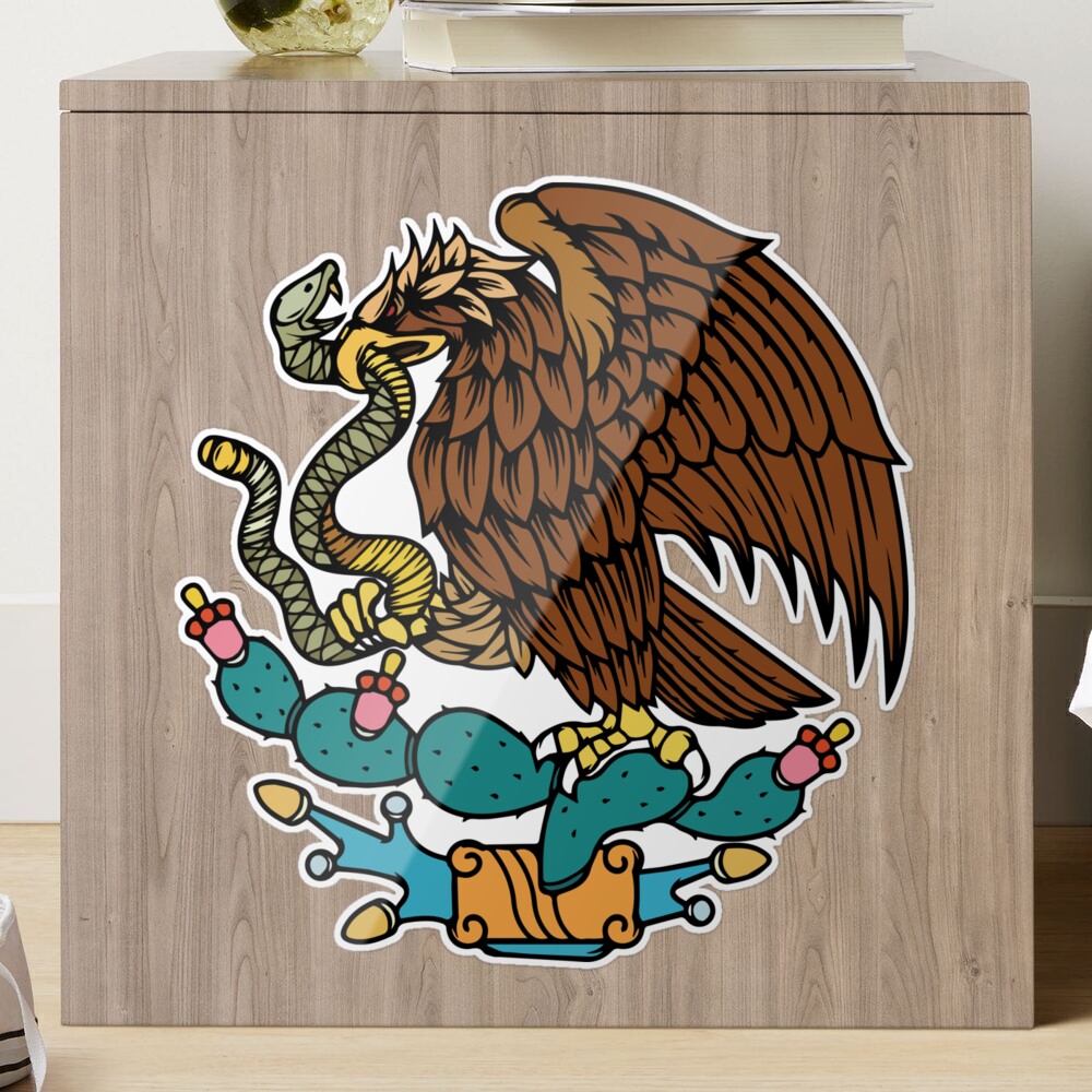 Mexican Flag Emblem Sticker for Sale by IVTtech