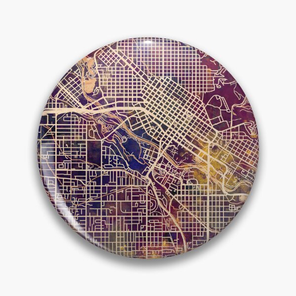 Artikelvorschau, Boise Idaho City Street Map entworfen und verkauft von ArtPrints.