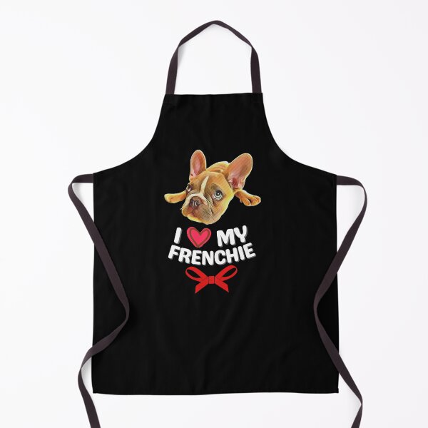Item preview, I Love My Frenchie - Splooting Golden Brown French Bulldog Puppy Art designed and sold by Cawaiico.