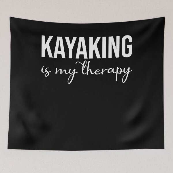 Item preview, Funny Kayaking Is My Therapy Canoeing Lover designed and sold by Outdoorsy World.
