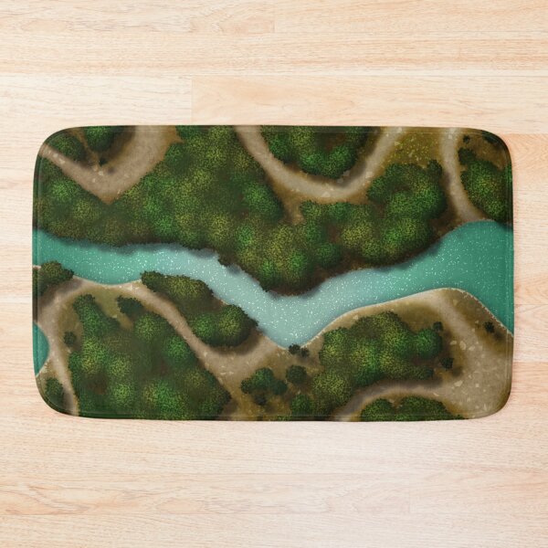 Item preview, Forest Trails and Stream 002 Battle Map for Table Top RPG Miniatures designed and sold by Paul David Wilson.