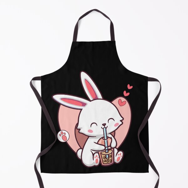 Item preview, Kawaii Easter Bunny Drinking Boba Tea Bubble Tea Anime Kawaii Neko designed and sold by CREATIVE-TEE.