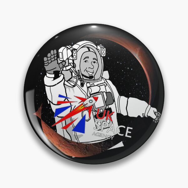 Item preview, UK Space Agency (UKSA) - vintage look, Pioneer in space designed and sold by Arab Fashion.