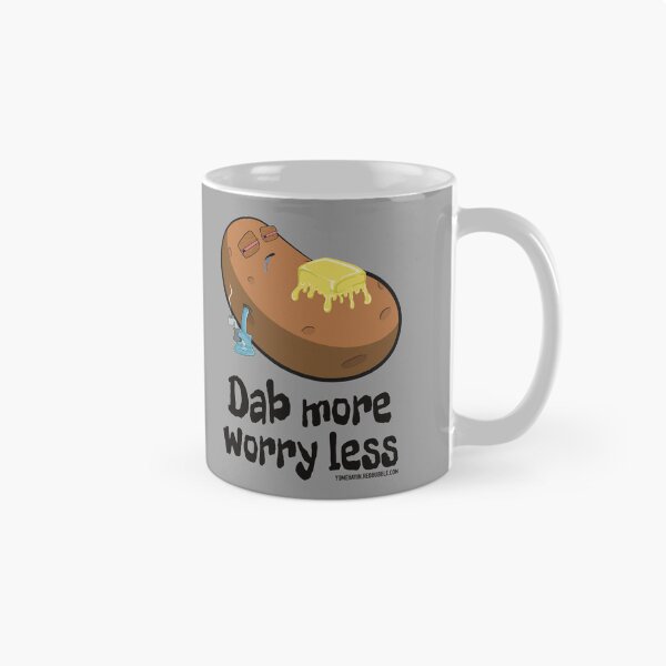 Item preview, Stoned baked potato cartoon-dab more worry less designed and sold by YomeHayin.